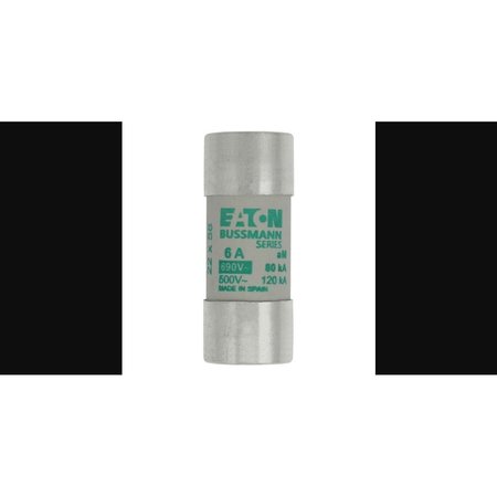 Eaton Bussmann Ceramic Fuse, 6A, 690V AC C22M6